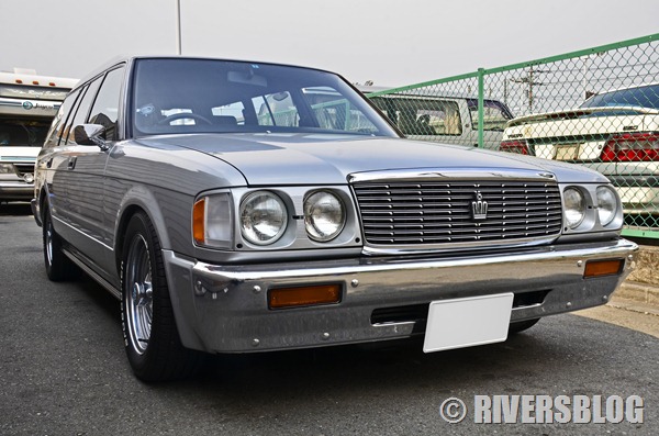 104'S 91Y TOYOTA CROWN VAN トヨタ クラウン バン 平成3年 ショック交換 Cragar S/S / BF GOODRICH  Radial T/A